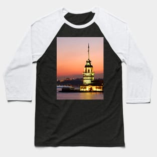 Maiden's Tower İstanbul Turkey Baseball T-Shirt